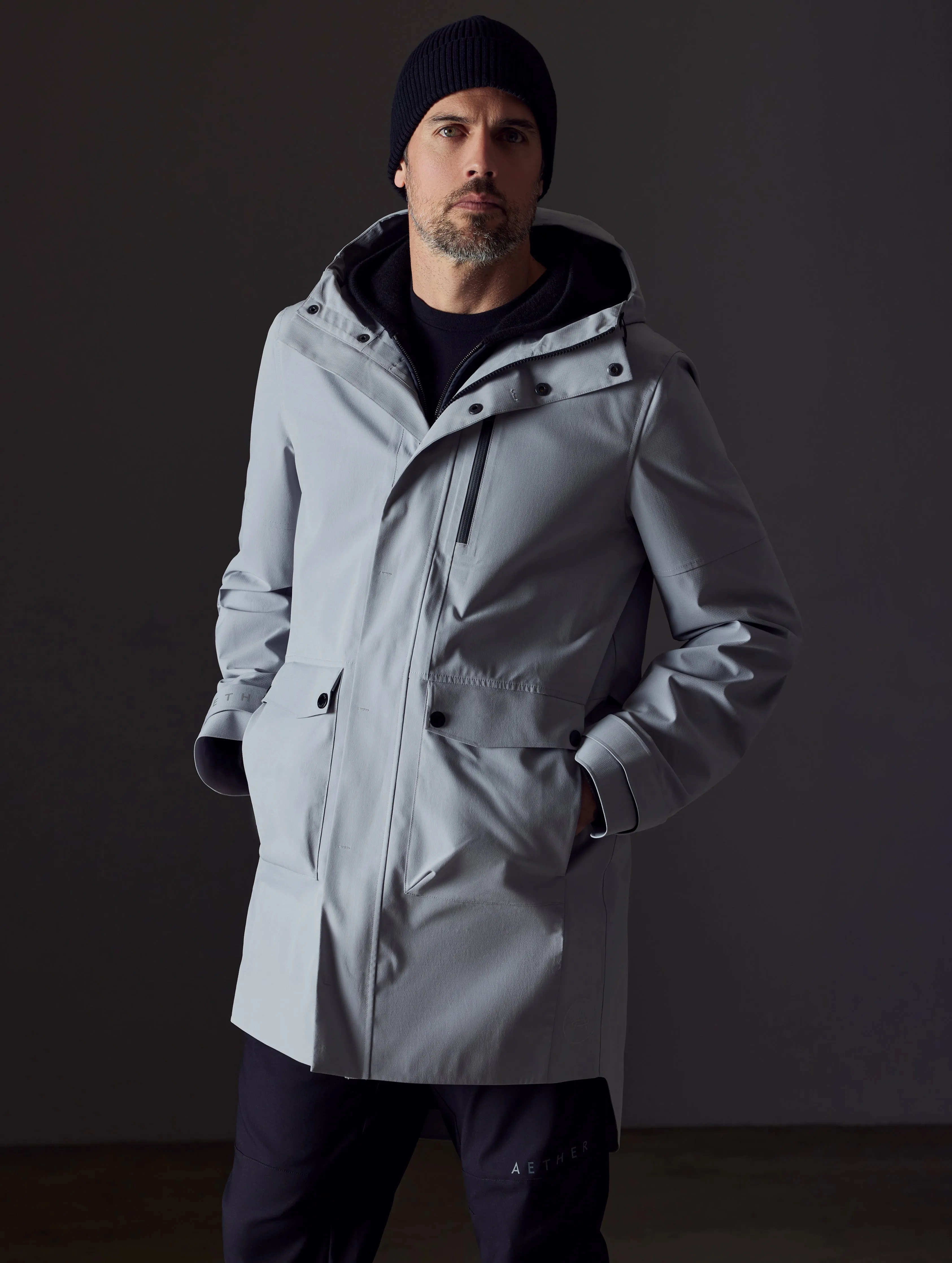Anders Rain Jacket - Sky Grey