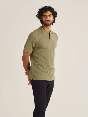 Branded Pique Polo