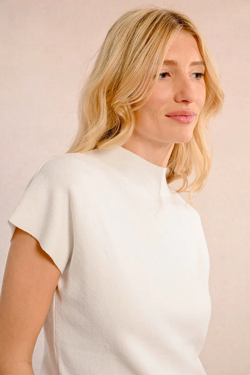 Classic Ivory Knit Top