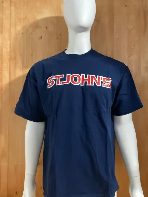 PORT & COMPANY "ST JOHNS" Graphic Print Adult T-Shirt Tee Shirt XL Extra Xtra Large Blue Shirt